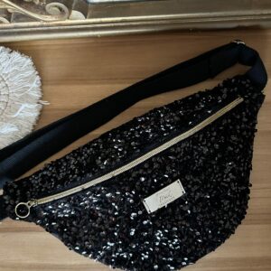 sequins noirs bronze